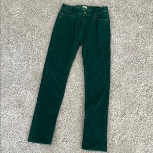 Crewcuts Green Straight Leg Corduroy Pants